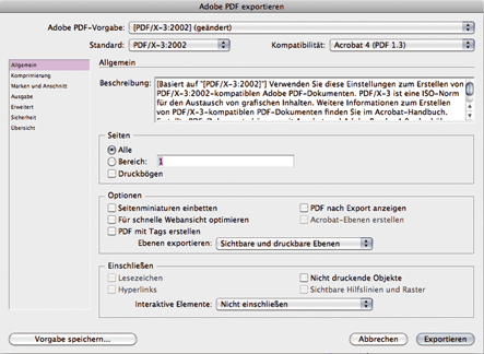 PDF-Vorgaben exportieren - abizeitungen-drucken.de